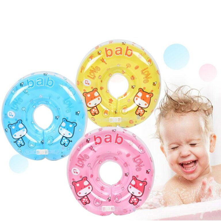 Baby Swimming Neck Float Inflatables Ring Adjustable Safety Circle