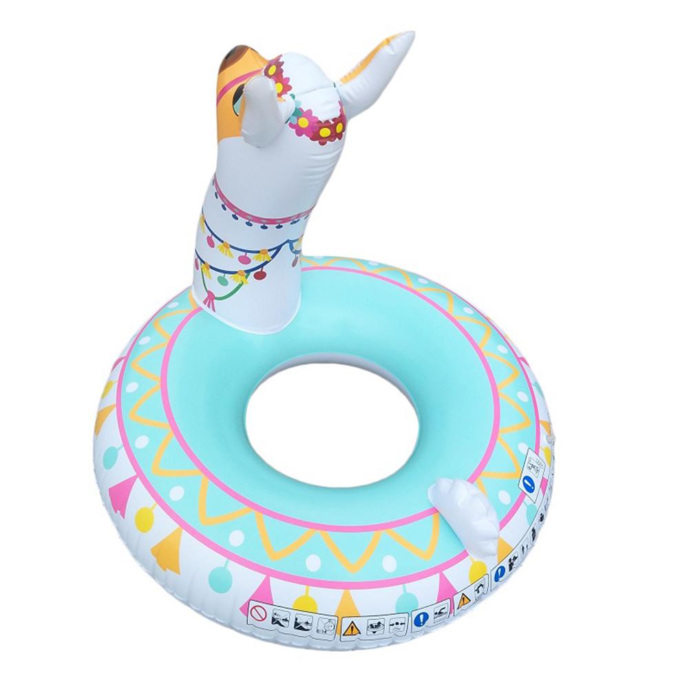 Inflatable Llama Baby Float Kids Pool Toy Toddler Safety Swimming Raft Summer Alpaca Water Gift - 11