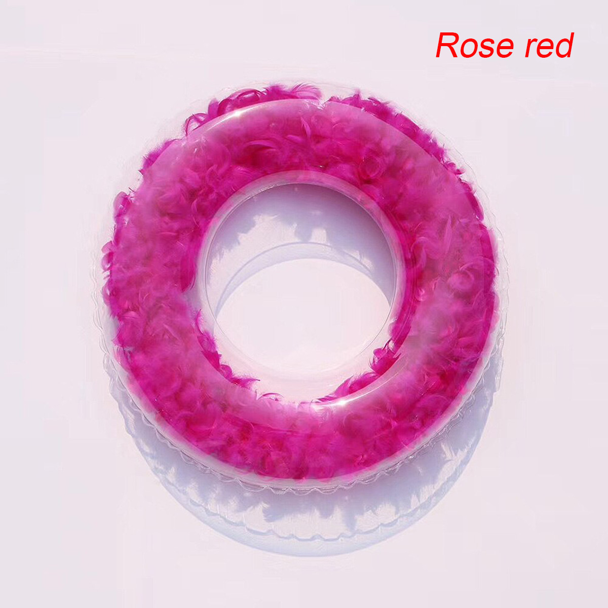 Feather Design Inflatable Swimming Ring Water Float For Kids Adults Life Buoy Pool Mattress Beach Toy - 5