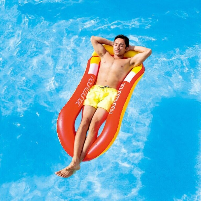 Adult Inflatable Lounge Pool Float Hammock Swimming Beach Bed Chair