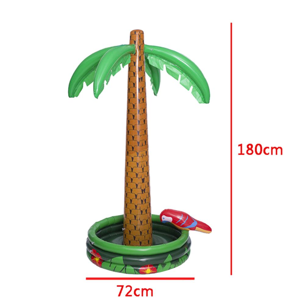 Hawaii Series 180cm Inflatable Coconut Palm Tree Ice Bucket Large Drinks Cooler For Parties Events Decorations And Pool Toys - 8