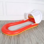 Adult Swimming Beach Inflatable Mesh Lounge Pool Float Detachable Sunshade Spring Water Hammock With Canopy - 2