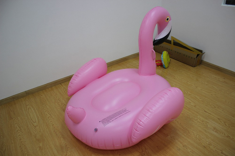 Summer Giant Inflatable Flamingo Pool Float White Swan Lifebuoy Lounge Island Toy Raft - 9