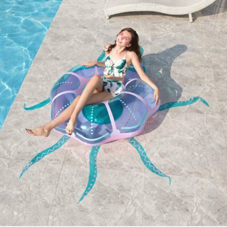 Adult Jellyfish Inflatable Swim Ring Funny Pool Float Water Fun