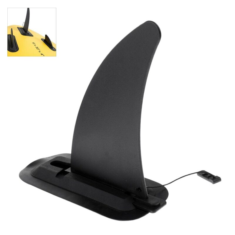 Black Inflatable Kayak Skeg Fin For Rafting Yacht Dinghy Boats