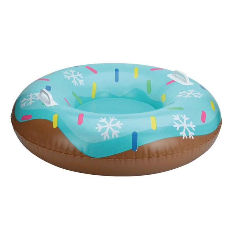 Thickened Inflatable Sled Snow Tube Wear Resistant Lightweight Winter Pad Flexible Kids Donut Shape Sport Outdoor Adult