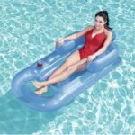 Inflatable Floating Row 157x89cm Beach Swimming Air Mattress Pool Floats Lounge Sleeping Bed For Water Sports Party - 2