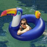 120 175cm Giant Inflatable Toucan Swimming Ring Pool Float For Women Men Water Toys Lounger Air Mattress Boia Piscina - 4