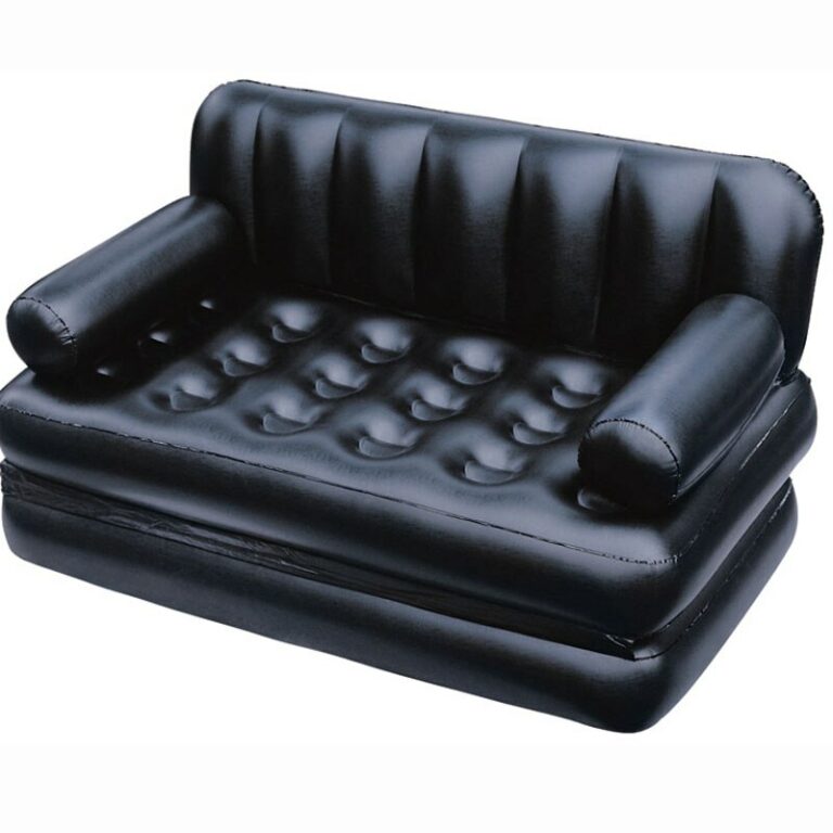 Modern Black Inflatable Camping Sofa Bed For Outdoor And Home Use