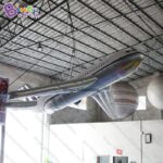 Bargain Price 6m Length Inflatable Hanging Air Plane Replica Custom Made Aircraft Decoration Item Suspended Toy - 3