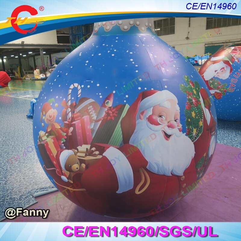 Colorful Giant Inflatable Christmas Ball Decoration For Party - 2
