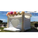 Door Commercial White Inflatable Bouncy Castle For Wedding Bouncer Air House