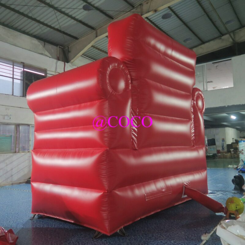 Giant Inflatable Throne Bouncer King Chair For Party Door To Door