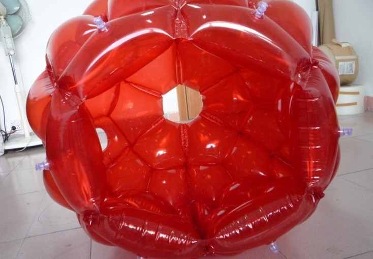 Durable 60cm Kids Inflatable Bumperball Outdoor Fun Bubble Ball Easy Inflate Play Ball - 4