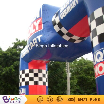 Customized Inflatable Race Archway 7x8m Startfinish Line Motor Racing ...