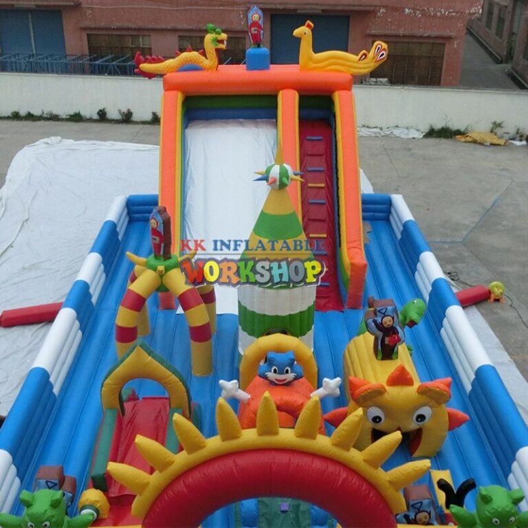 Kids Custom Inflatable Bouncer Trampoline Slide Combo For Playtime Fun ...