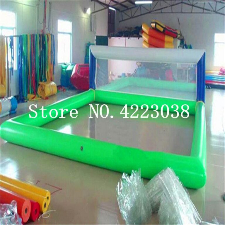 12x6m Inflatable Pvc Water Volleyball Court With Air Pump For Seapools 12x6m Inflatable Pvc Water Volleyball Court With Air Pump For Seapools