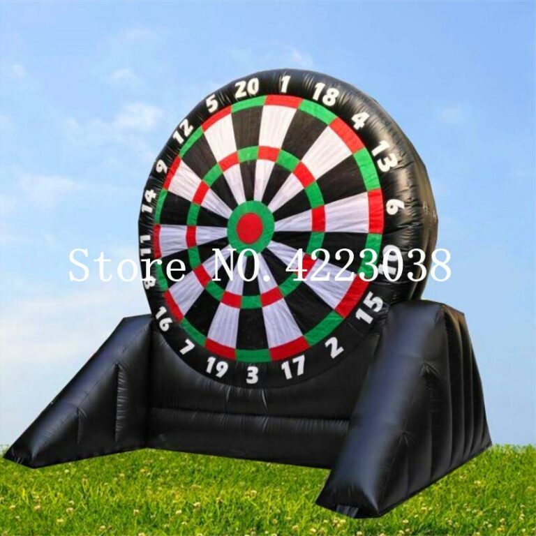 Outdoor Giant Inflatable Soccer Dart Board For Fun Foot Darts Game