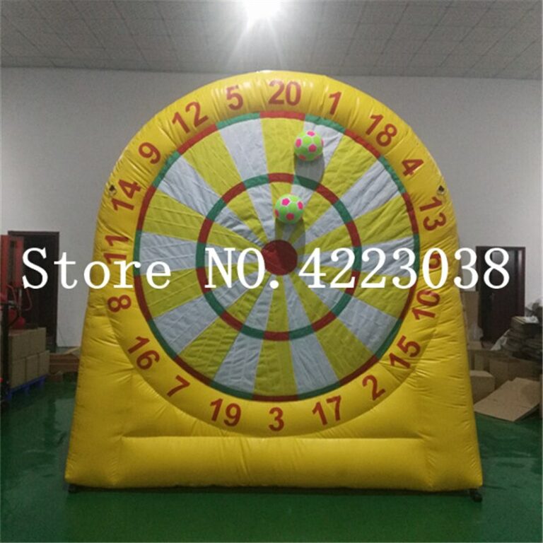 Outdoor Giant Inflatable Soccer Dart Board For Fun Foot Darts Game