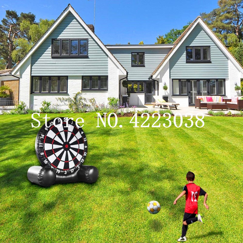 Giant Inflatable Soccer Dart Board Game For Outdoor Foot Darts Fun Football Target Practice - 22