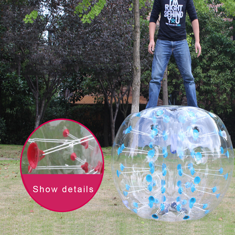 15m Inflatable Bumper Ball 08mm Pvc Zorb Bubble Soccer Outdoor Family Sport Game For Adults And Children - 4