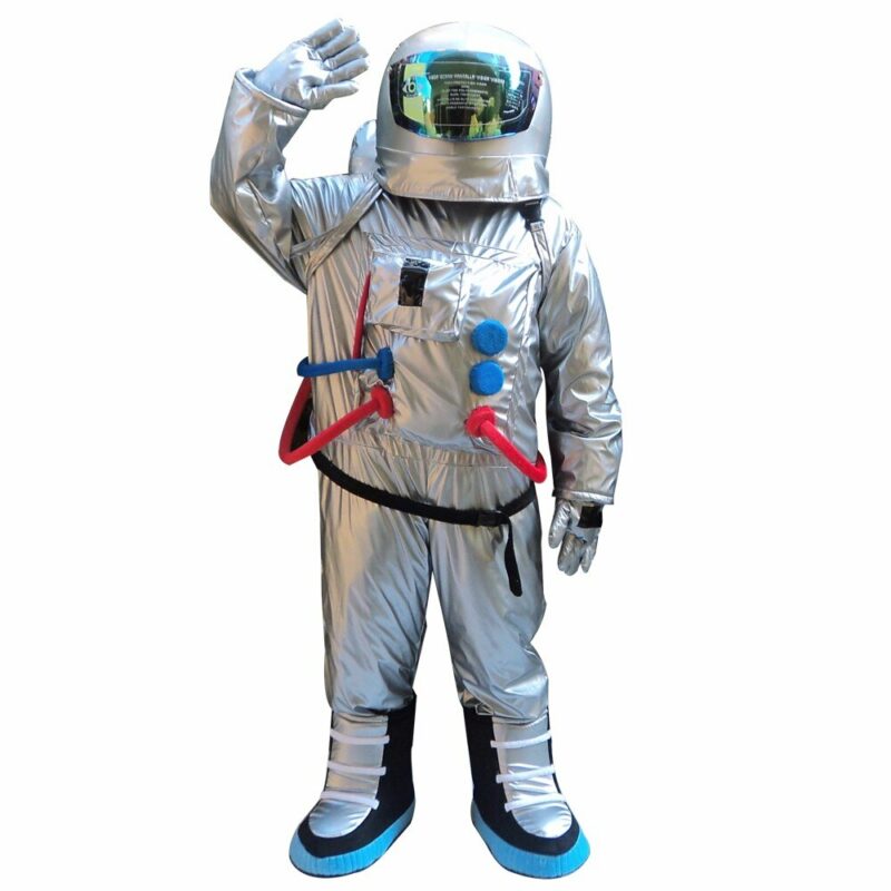 3 Colors Astronaut Cosplay Costume With Helmet For Adult Kids Inflatable Toy Star Party Performance Props