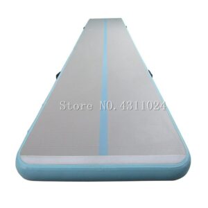 10m Blue Inflatable Gymnastics Airtrack Floor Tumbling Air Track For Kids Pump - 2