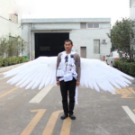 Bingo 3m Inflatable Angel Wing Model Inflated Costume Toy For Cosplay Ball Stage Decor