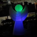 Outlet 3m Inflatable White Angle Model Inflating Customized Lighting Led Cartoon Toy Decoration