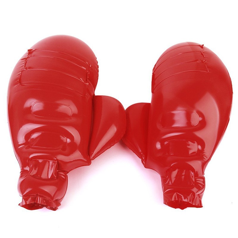 Kids Giant Inflatable Boxing Gloves 48cm Red Outdoor Sports Toy Christmas Gift Party Game Prop - 5