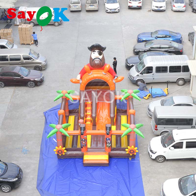 Customized 8x35m Inflatable Golden Dragon Toy Colourful Inkjet Serpent Balloon For Festive Decoration - 2