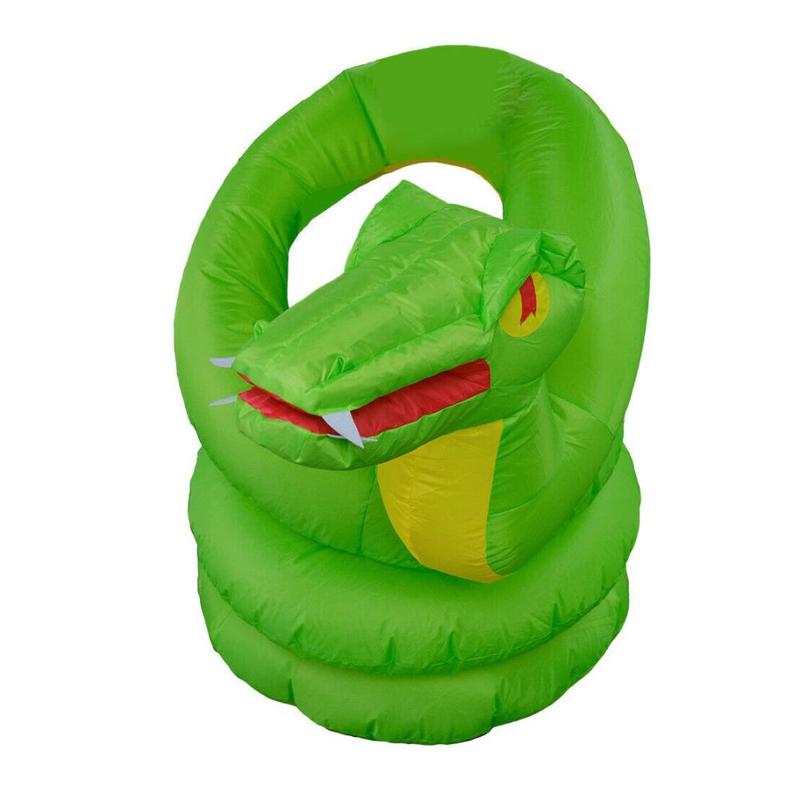 Waterproof Inflatable Dinosaur Snake Costume For Outdoor Festivals Parties Roleplaying Toy Prop - 5