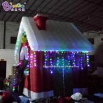 Exquisite 3x3x4 Meters Inflatable Christmas House With Led Lights For Decoration Inflabke Display Toys - 4