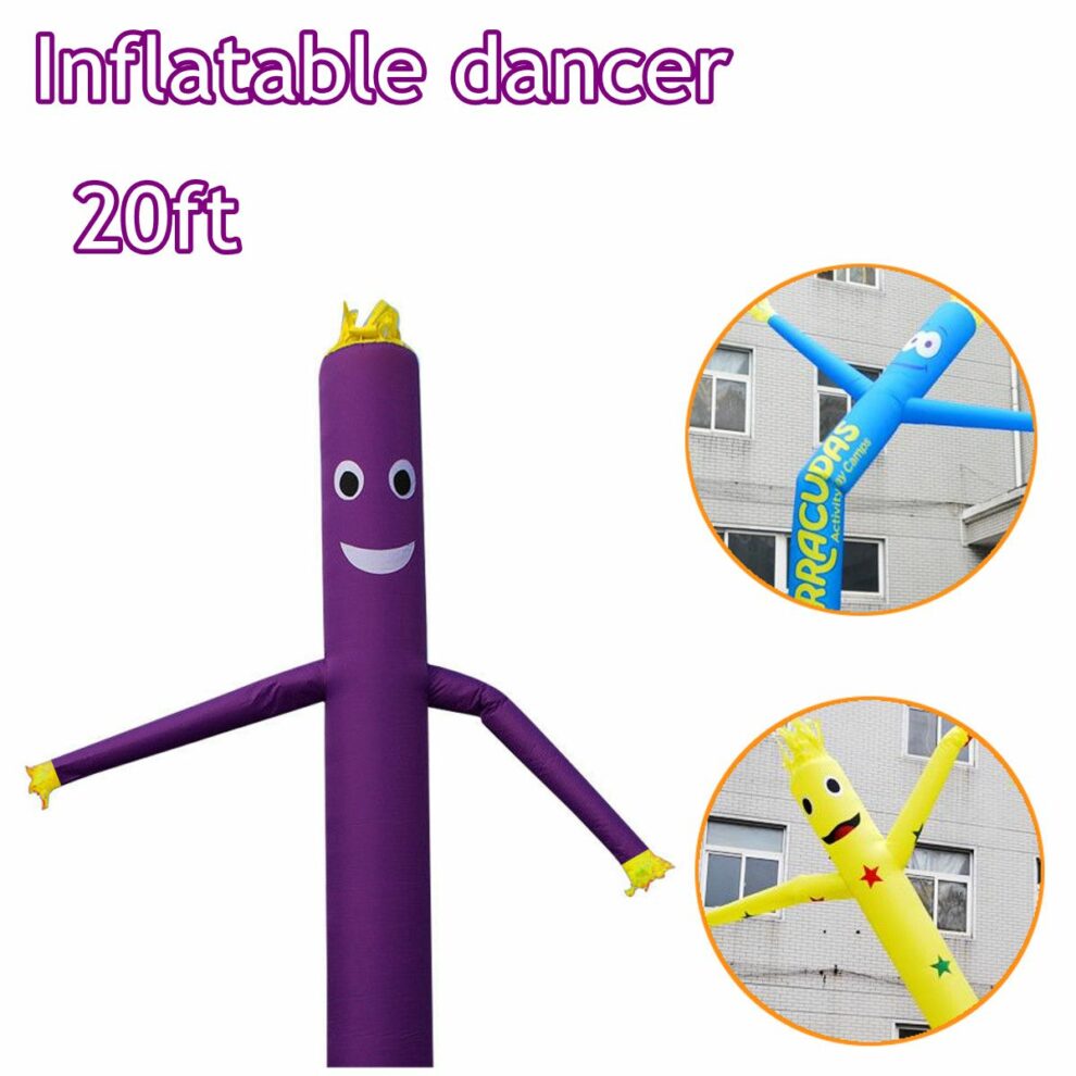 20ft Inflatable Sky Dancer Wind Wavy Tube Man For Advertising Events