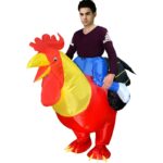 Funny Inflatable Rooster Chicken Costume Halloween Party Blow Up Fancy Costumes Carnival Christmas Birthday Gift Toys - 4