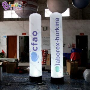 Practical 2 5 Meters High Inflatable Column For Full Printing Advertising Lamp Balloon Display Toys - 2