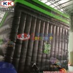 Green Inflatable Climbing Wall Giant With Bouncer For Kids And Adult - 4