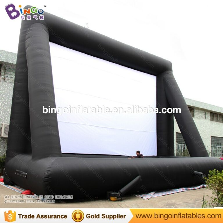 9m Giant Inflatable Outdoor Movie Projection Screen For Advertising