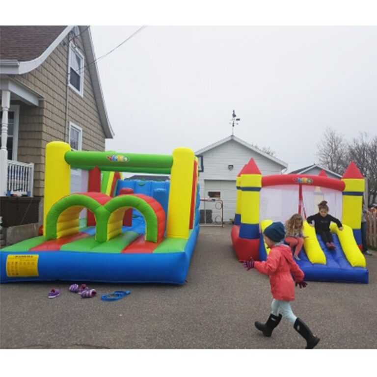 Kids Inflatable Bounce House Jumping Castle 65x28x24m Obstacle Course