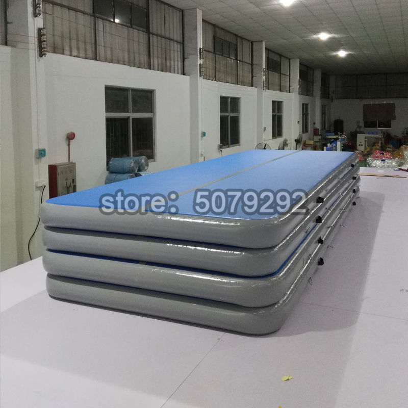 300x100x10cm Inflatable Airtrack Mats For Gymnastics Cheerleading With Pump Durable Drop Stitch Air Floor Material - 11