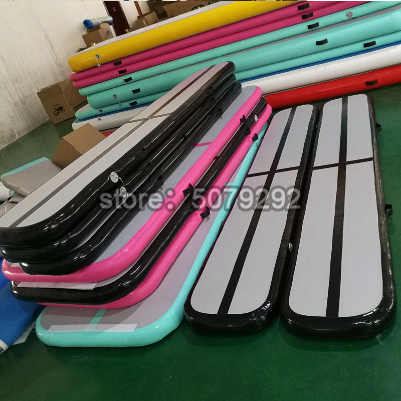 300x100x10cm Inflatable Airtrack Mats For Gymnastics Cheerleading With Pump Durable Drop Stitch Air Floor Material - 6