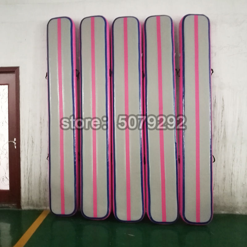 300x100x10cm Inflatable Airtrack Mats For Gymnastics Cheerleading With Pump Durable Drop Stitch Air Floor Material - 7