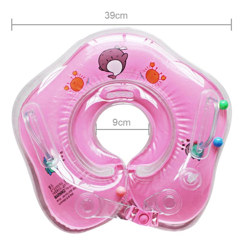 Baby Swimming Neck Ring Float Tube With Water Cup Holder Pool And Bath Accessories - 11