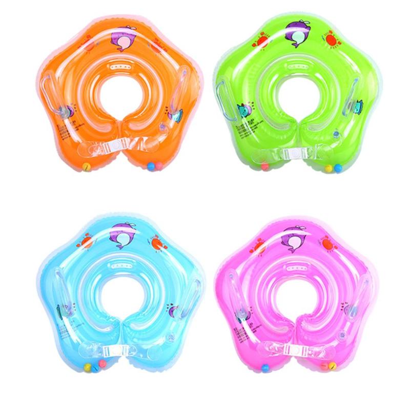 Baby Swimming Neck Ring Float Tube With Water Cup Holder Pool And Bath Accessories - 12