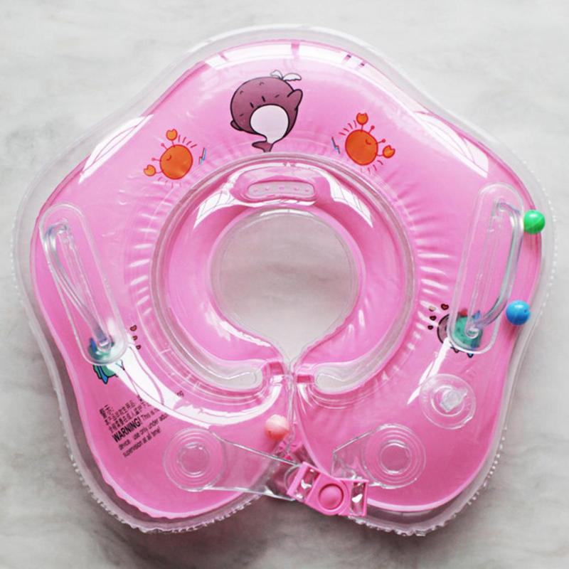 Baby Swimming Neck Ring Float Tube With Water Cup Holder Pool And Bath Accessories - 8