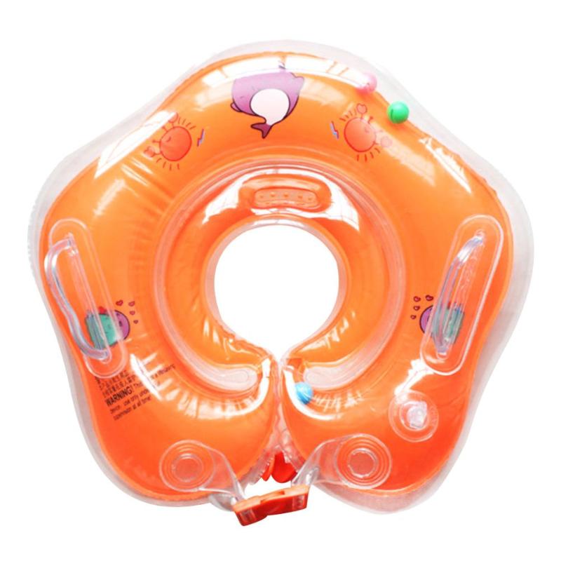 Baby Swimming Neck Ring Float Tube With Water Cup Holder Pool And Bath Accessories - 6