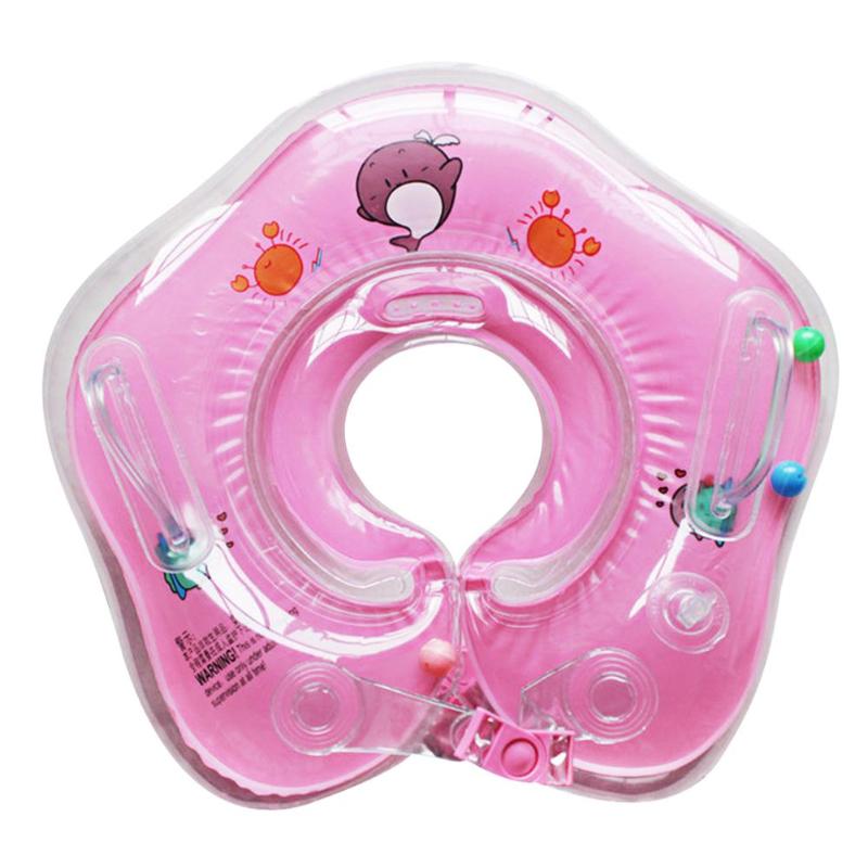 Baby Swimming Neck Ring Float Tube With Water Cup Holder Pool And Bath Accessories - 5