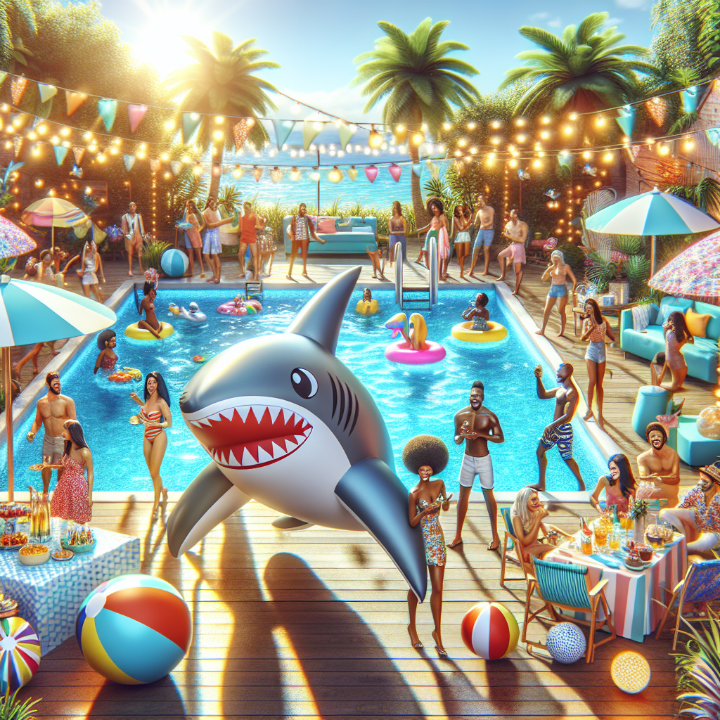 Creating a Beach-themed Atmosphere with Inflatable Shark Decor: Tips and Ideas  