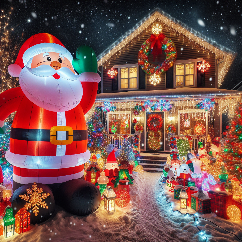 The Best Inflatable Santa Claus Decorations for Outdoor Holiday Displays  
