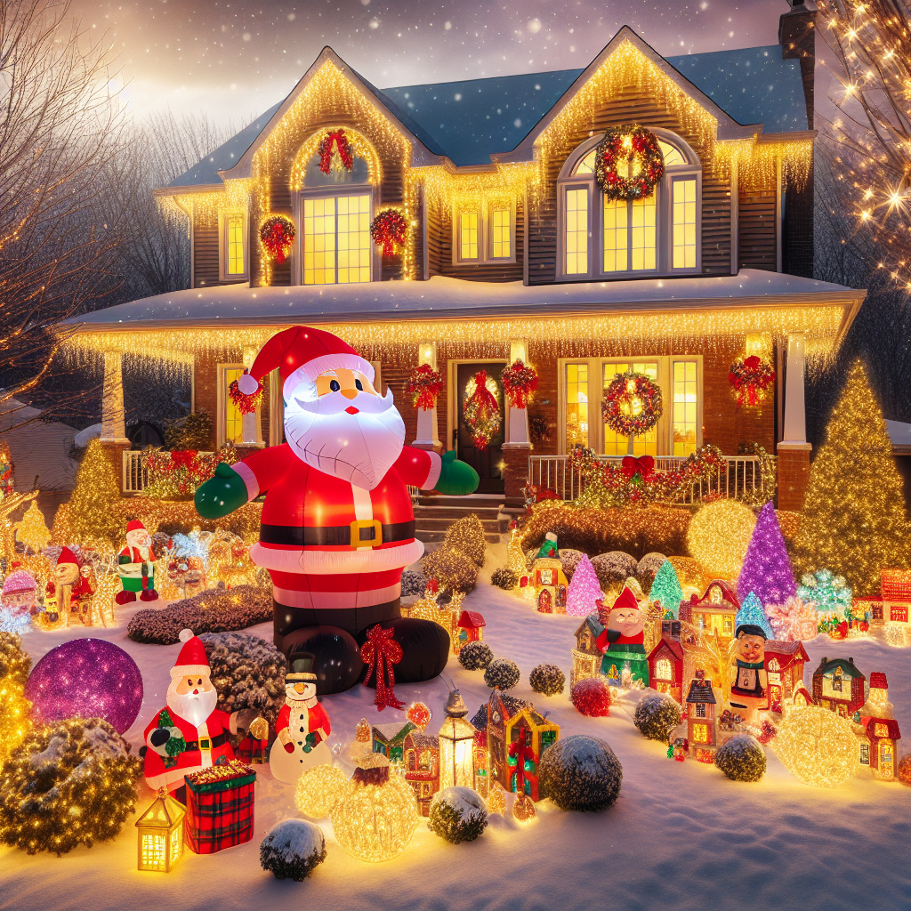 How Easy to Set Up Inflatable Christmas Decorations Bring Festive Cheer  